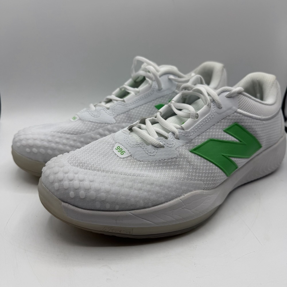 New Balance FuelCell 996v6 Mens 12.5 Wide 2E Shoes White Green MCH996G6